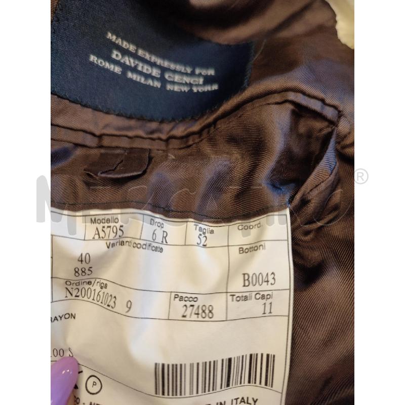 GIACCA UOMO MARRONE BURBERRY 3BOTT QUADRETTI | Mercatino dell'Usato Roma montemario 4