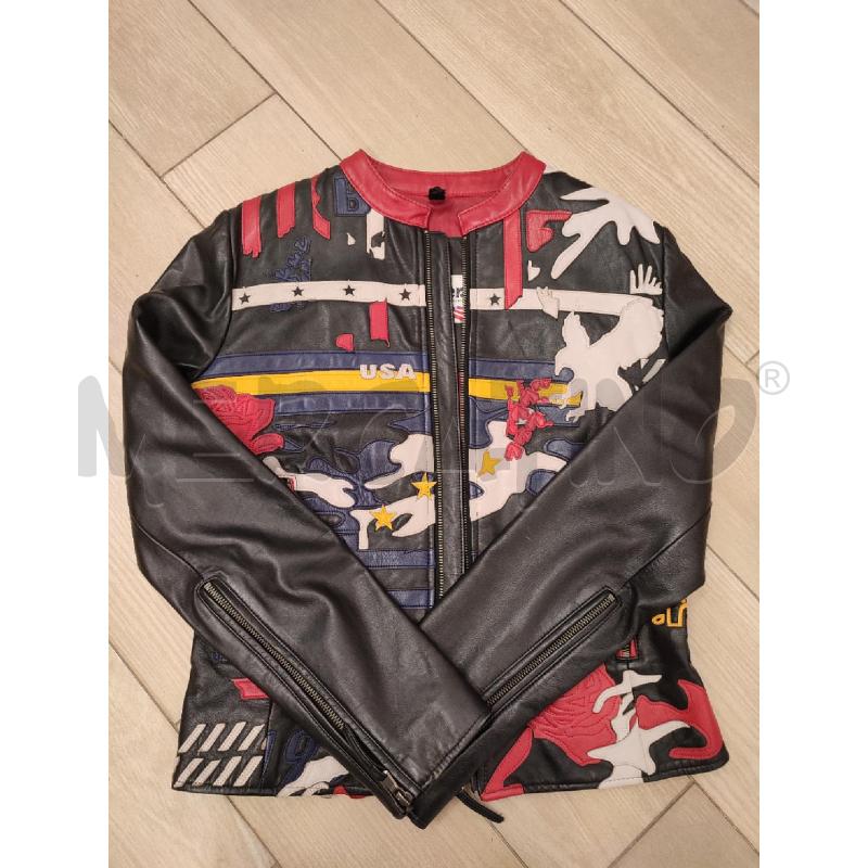 GIACCA UOMO NERA PELLE BLAUER  | Mercatino dell'Usato Roma montemario 1