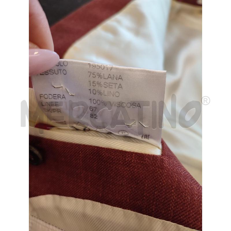 GIACCA UOMO RUGGINE SARTORIA ROSSI | Mercatino dell'Usato Roma montemario 3