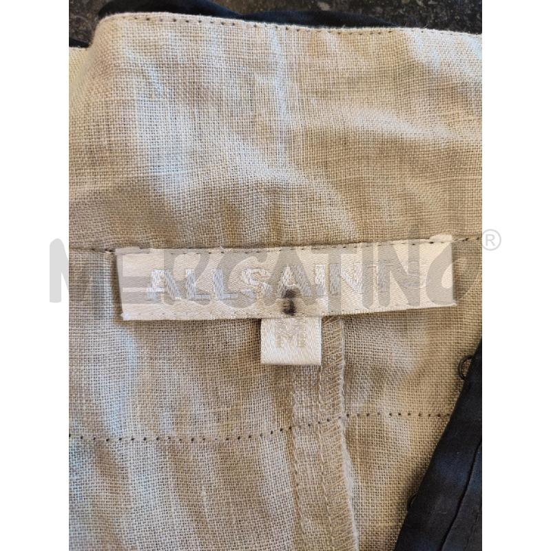 GILET DONNA BEIGE ALL SAINTS NERO | Mercatino dell'Usato Roma montemario 2