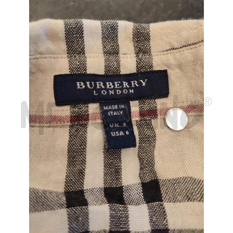 GILET DONNA BEIGE BURBERRY CAMICIA | Mercatino dell'Usato Roma montemario 3