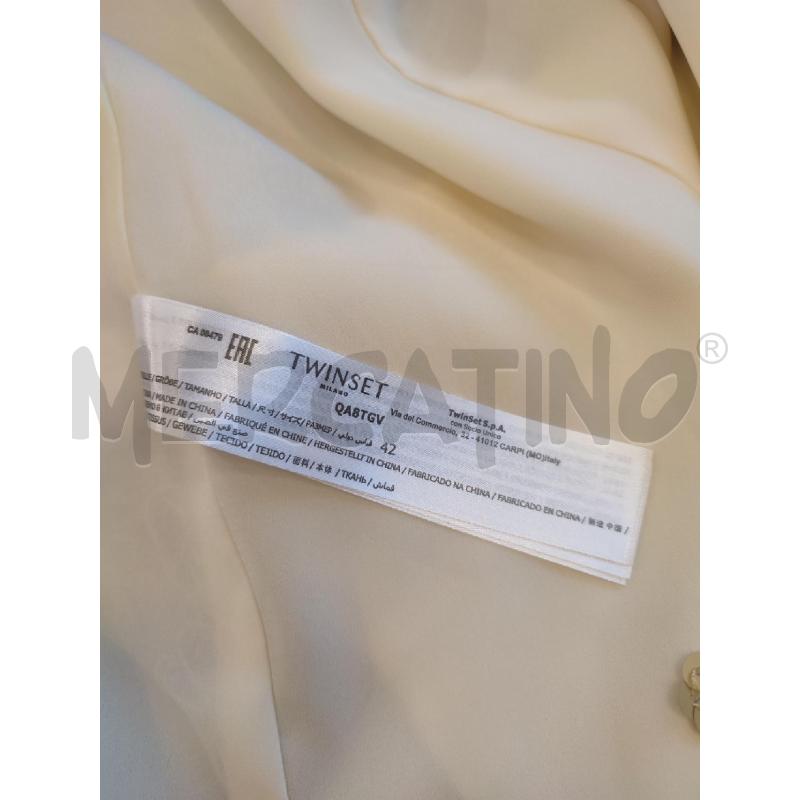 GILET DONNA BEIGE TWINSET PAILLETTES | Mercatino dell'Usato Roma montemario 2