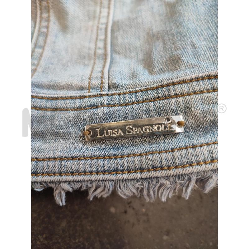 GILET DONNA JEANS LUISA SPAGNOLI FIORI RICAMATI | Mercatino dell'Usato Roma montemario 3