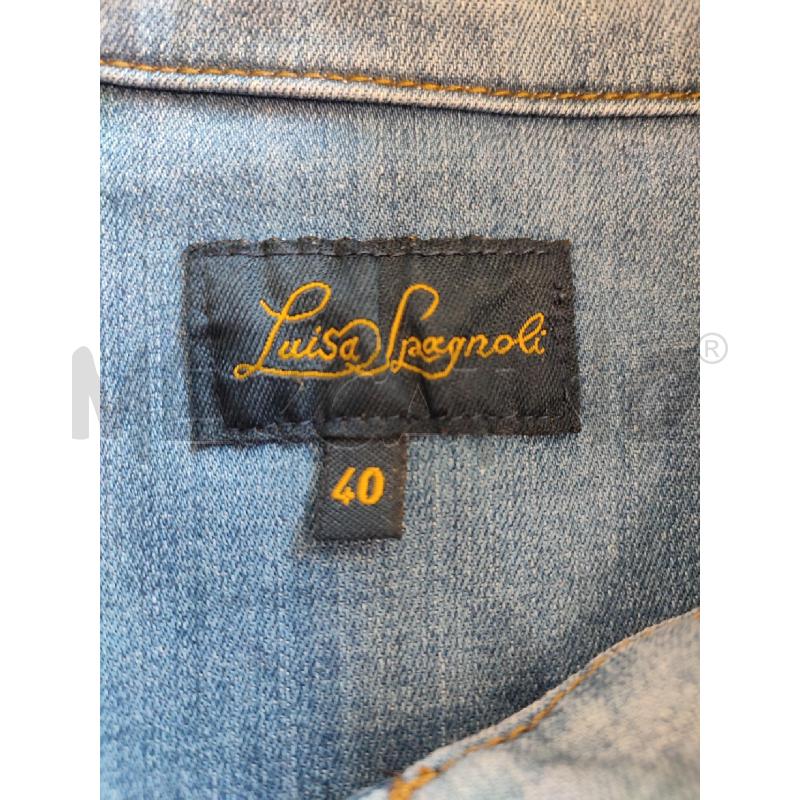 GILET DONNA JEANS LUISA SPAGNOLI FIORI RICAMATI | Mercatino dell'Usato Roma montemario 4