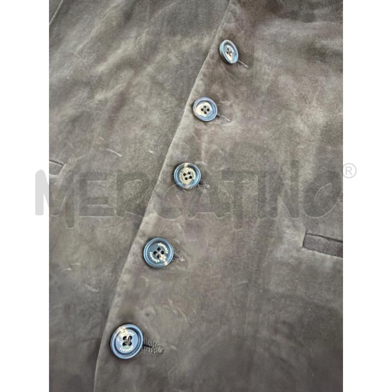 GILET UOMO MARRONE SCAMOSCIATO ELEVENTY | Mercatino dell'Usato Roma montemario 2