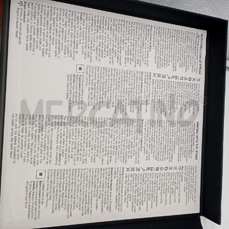 GIOCO SCRIVENDO CON LE STELLE DEL 78  | Mercatino dell'Usato Roma montemario 3