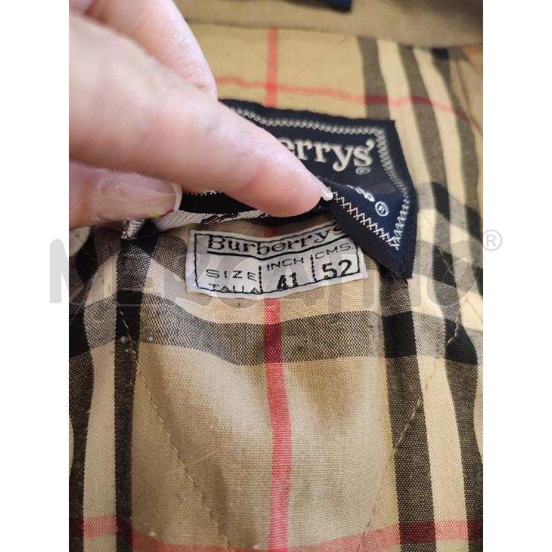 GIUBBINO UOMO BEIGE BURBERRY GANCI | Mercatino dell'Usato Roma montemario 3