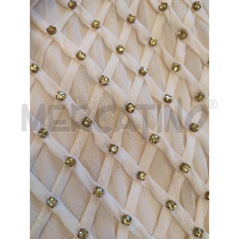 GONNA BEIGE ELISABETTA FRANCHI ROMBI BRILLANTINI | Mercatino dell'Usato Roma montemario 2
