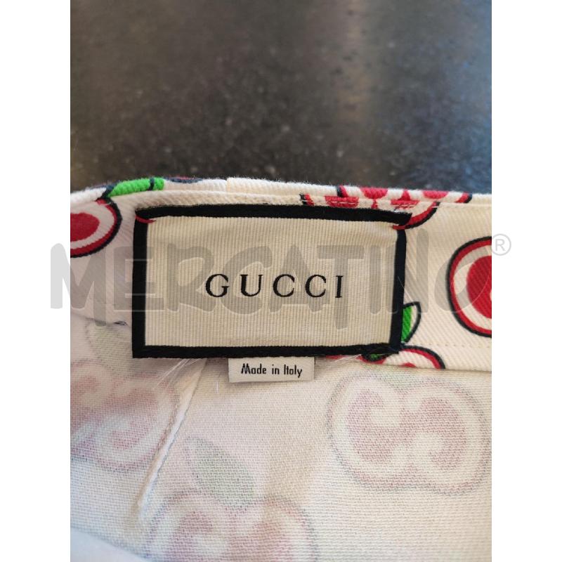 GONNA BIANCA BIANCA GUCCI MELE ROSSE  | Mercatino dell'Usato Roma montemario 3