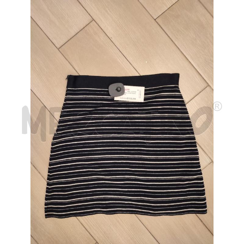 GONNA BLU DIOR RIGHE BIANCHE | Mercatino dell'Usato Roma montemario 1