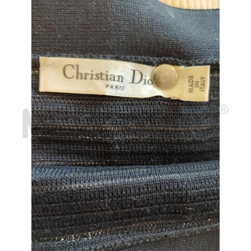 GONNA BLU DIOR RIGHE BIANCHE | Mercatino dell'Usato Roma montemario 2
