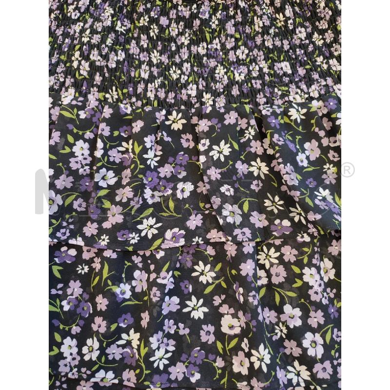 GONNA NERA FIORI VIOLA MICHAEL KROS | Mercatino dell'Usato Roma montemario 3