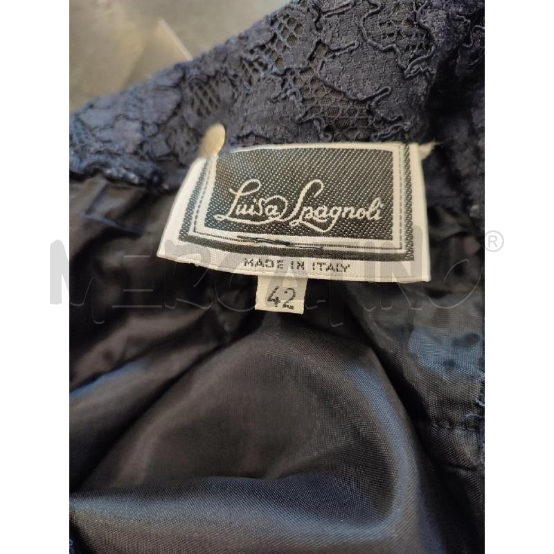 GONNA PIZZO BLU LUISA SPAGNOLI | Mercatino dell'Usato Roma montemario 2
