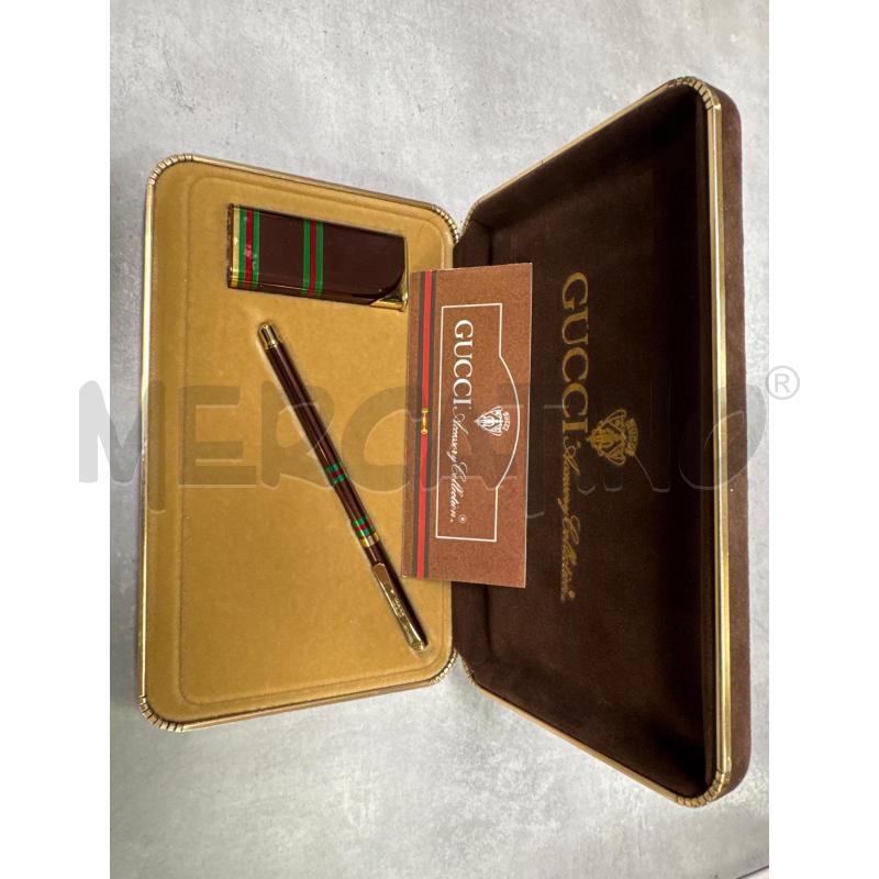GUCCI ACCENDINO E PENNA ANNI 80  | Mercatino dell'Usato Roma montemario 1