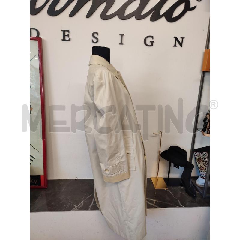 IMPERMEABILE DONNA BEIGE BURBERRY POLSI IN PELLE | Mercatino dell'Usato Roma montemario 2