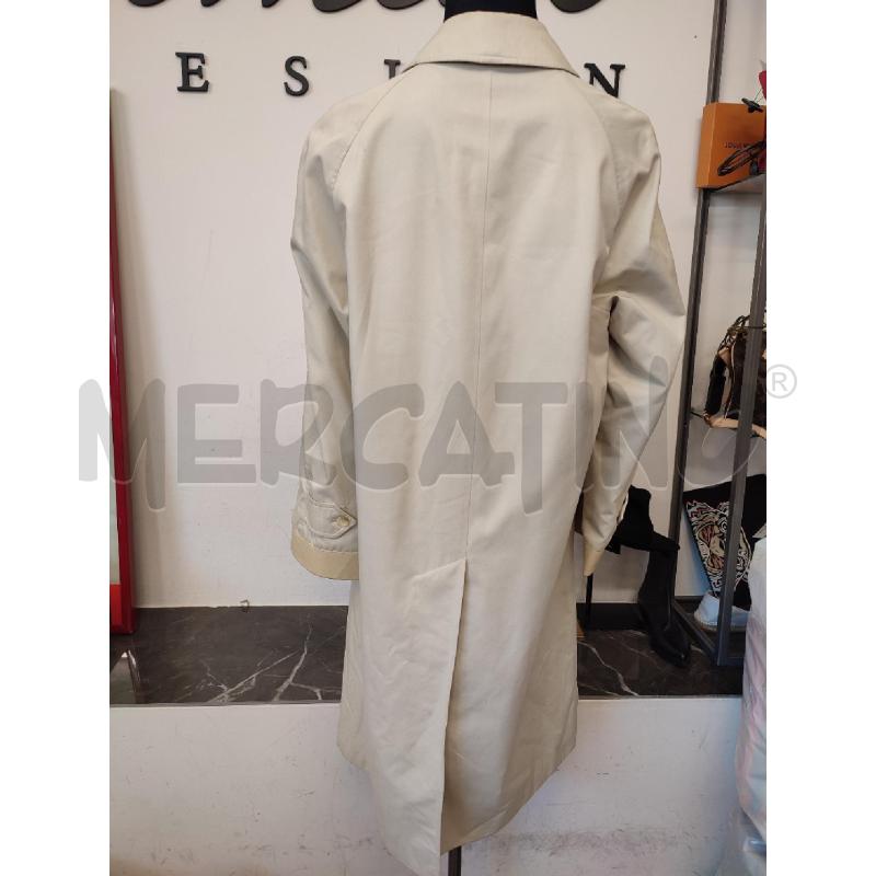 IMPERMEABILE DONNA BEIGE BURBERRY POLSI IN PELLE | Mercatino dell'Usato Roma montemario 3