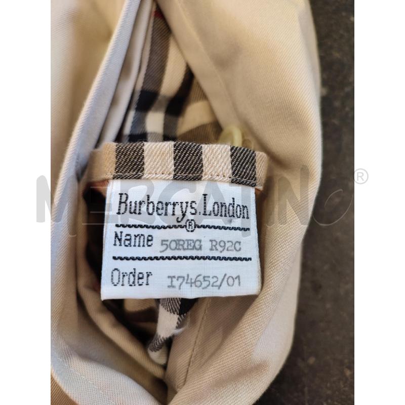 IMPERMEABILE UOMO BEIGE BUREBRRY | Mercatino dell'Usato Roma montemario 3