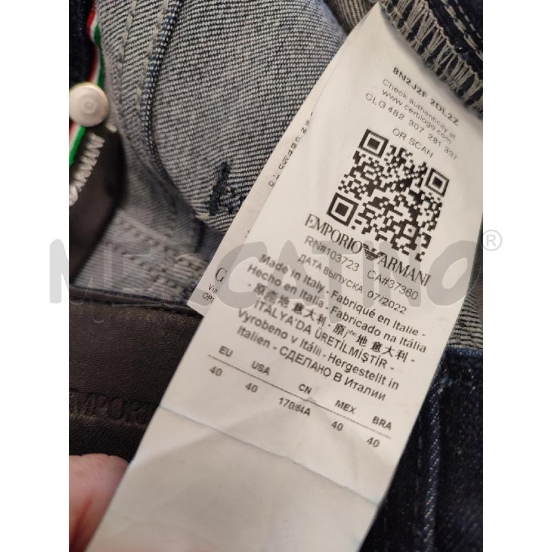 JEANS DONNA BLU EMPORIO ARMANI | Mercatino dell'Usato Roma montemario 3