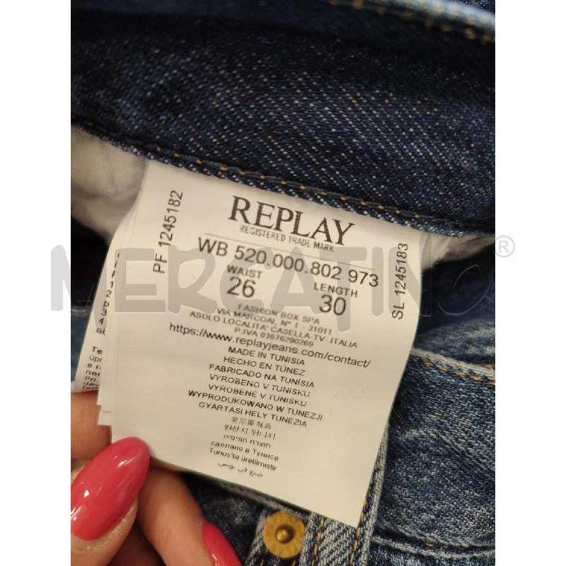 JEANS DONNA BLU REPLAY | Mercatino dell'Usato Roma montemario 2