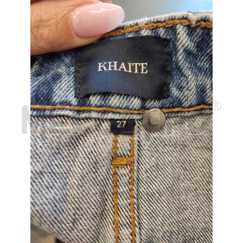 JEANS DONNA BLU STRAPPI KHAITE | Mercatino dell'Usato Roma montemario 2