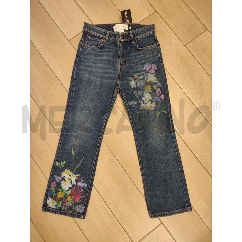 JEANS DONNA BLU WEEKEND MAXMARA FIORI | Mercatino dell'Usato Roma montemario 1