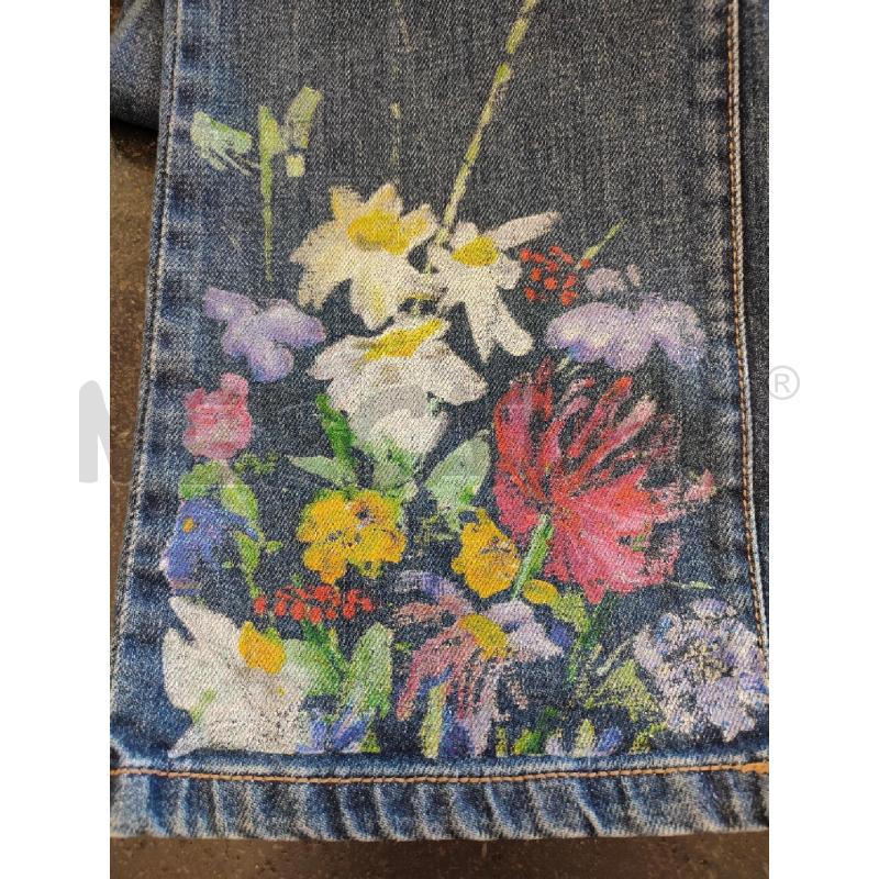 JEANS DONNA BLU WEEKEND MAXMARA FIORI | Mercatino dell'Usato Roma montemario 2