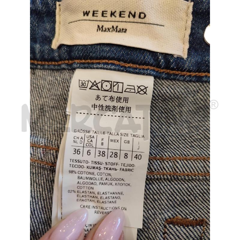JEANS DONNA BLU WEEKEND MAXMARA FIORI | Mercatino dell'Usato Roma montemario 4