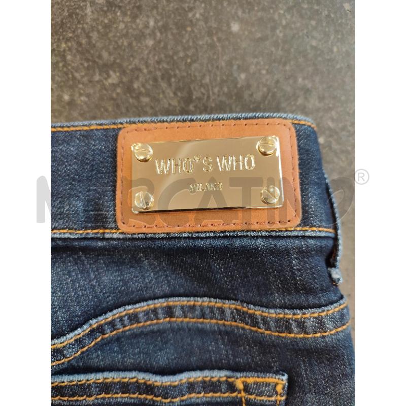 JEANS DONNA BLU WHO'S WHO'S BRILLANTINI | Mercatino dell'Usato Roma montemario 3