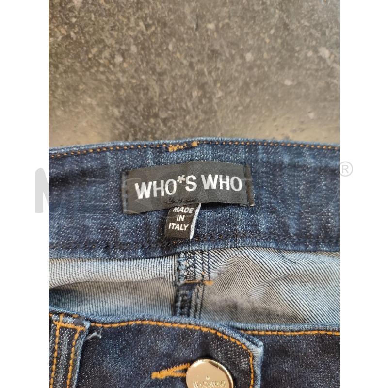 JEANS DONNA BLU WHO'S WHO'S BRILLANTINI | Mercatino dell'Usato Roma montemario 4