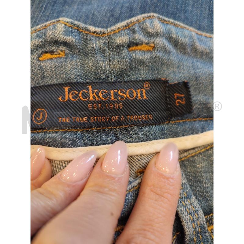 JEANS DONNA JACKERSON SFRANGIATO LATI | Mercatino dell'Usato Roma montemario 3