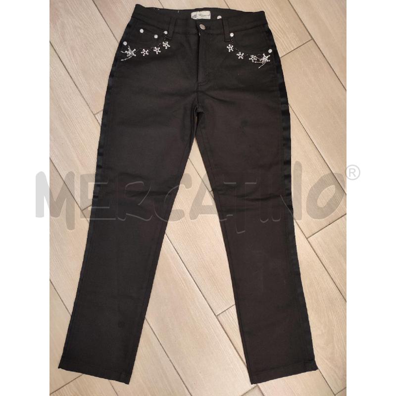 JEANS DONNA NERO BLUMARINE STRASS | Mercatino dell'Usato Roma montemario 1