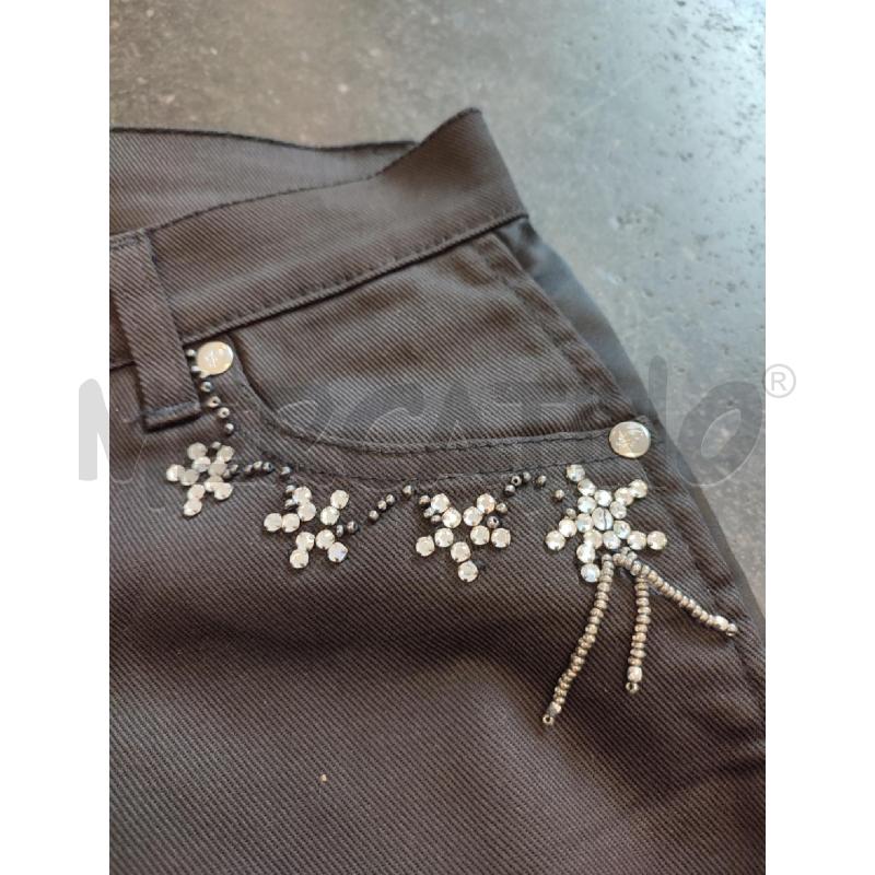 JEANS DONNA NERO BLUMARINE STRASS | Mercatino dell'Usato Roma montemario 2