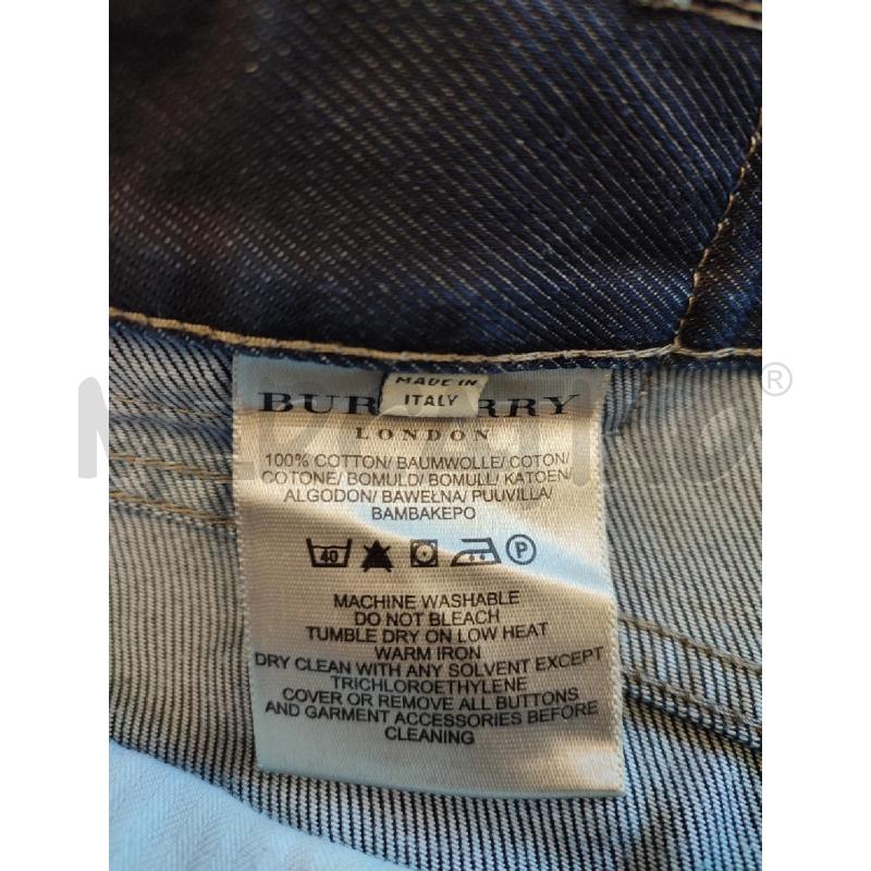 JEANS UOMO BLU SCURO BURBERRY | Mercatino dell'Usato Roma montemario 2