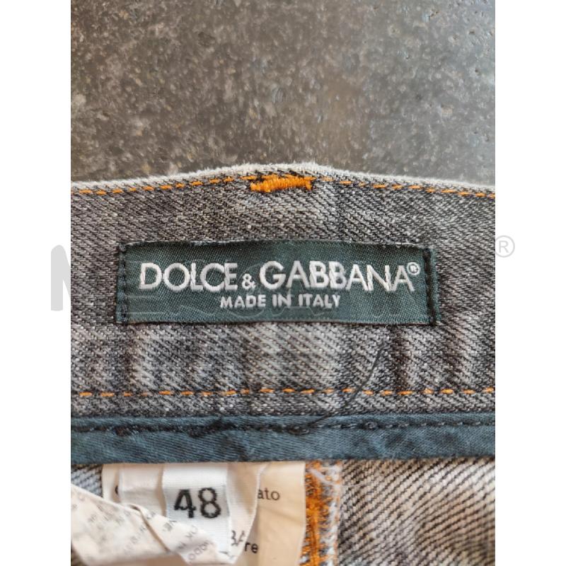 JEANS UOMO GRIGIO DOLCE E GABBANA STRAPPI | Mercatino dell'Usato Roma montemario 2