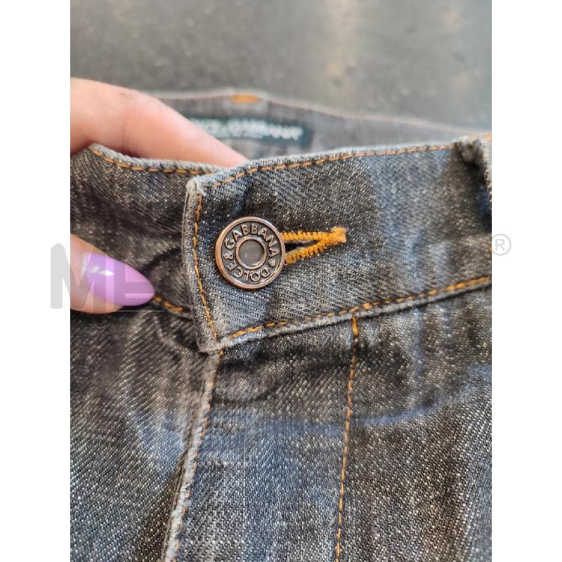 JEANS UOMO GRIGIO DOLCE E GABBANA STRAPPI | Mercatino dell'Usato Roma montemario 4
