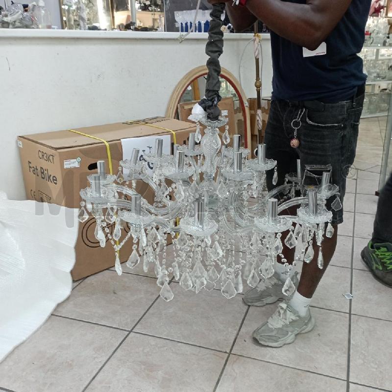 LAMPADARIO IDEAL LUX FLORIAN 12+6L | Mercatino dell'Usato Roma montemario 1