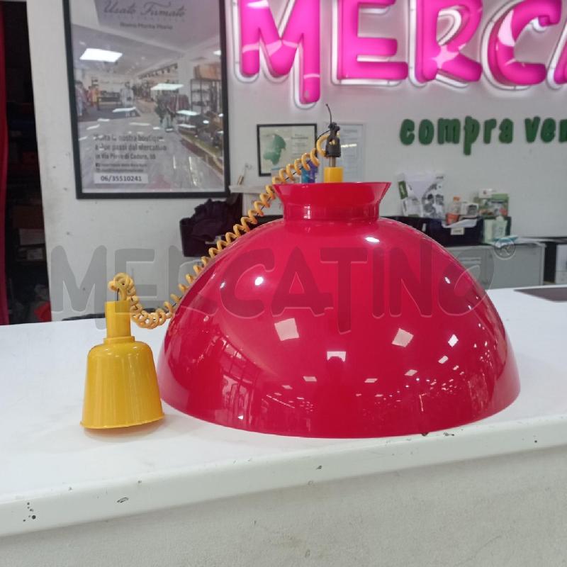 LAMPADARIO KD6 CASTIGLIONI KARTELL ROSSO | Mercatino dell'Usato Roma montemario 1