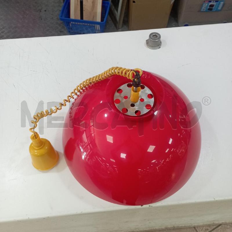 LAMPADARIO KD6 CASTIGLIONI KARTELL ROSSO | Mercatino dell'Usato Roma montemario 2