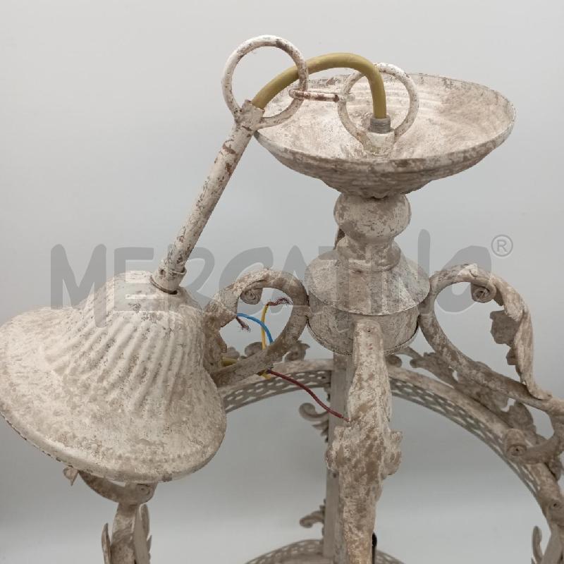 LAMPADARIO MET SHABBY 4L LANTERNA | Mercatino dell'Usato Roma montemario 3