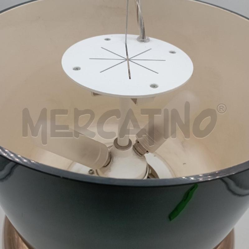 LAMPADARIO PRANDINA BLOOM S5 VETRO ORO NERO. DOPPIA LUCE | Mercatino dell'Usato Roma montemario 2