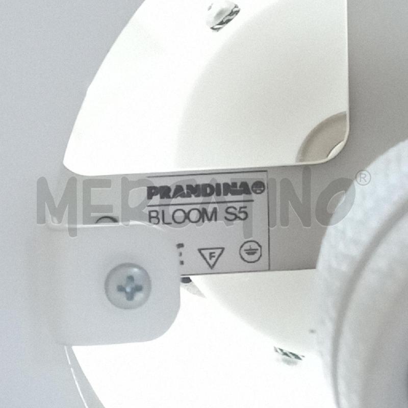 LAMPADARIO PRANDINA BLOOM S5 VETRO ORO NERO. DOPPIA LUCE | Mercatino dell'Usato Roma montemario 5