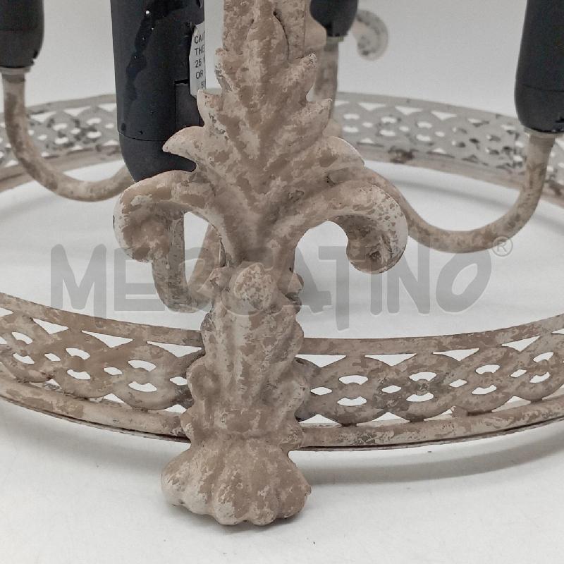 LAMPADARIO SHABBY MET 4L LANTERNA | Mercatino dell'Usato Roma montemario 2
