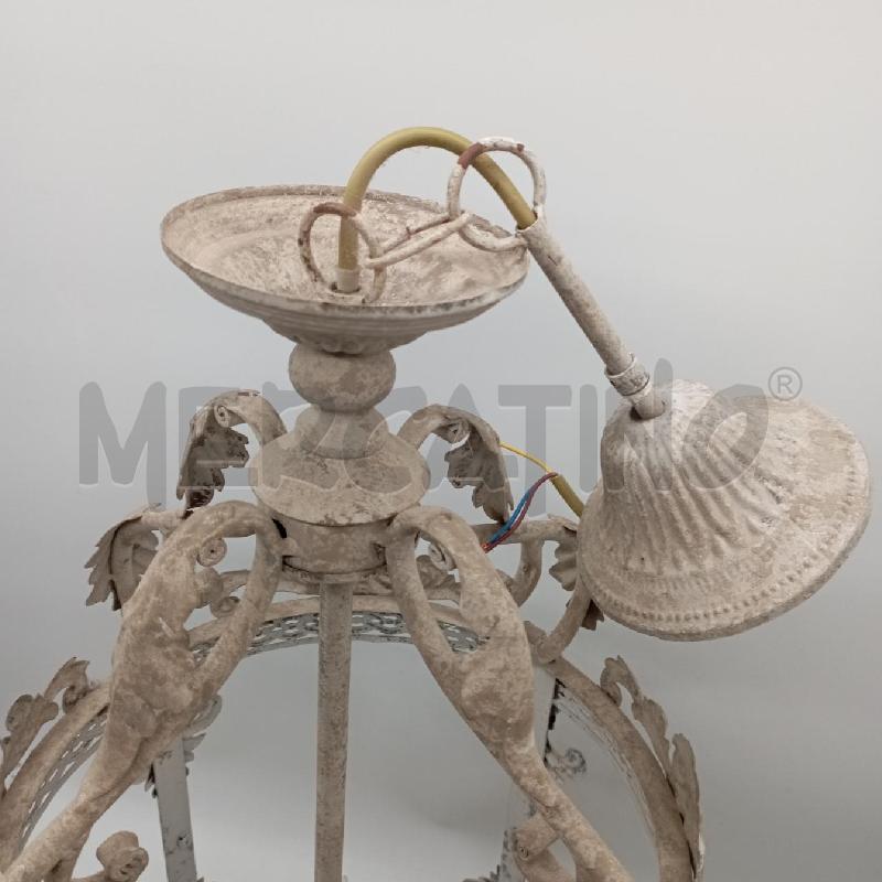 LAMPADARIO SHABBY MET 4L LANTERNA | Mercatino dell'Usato Roma montemario 4