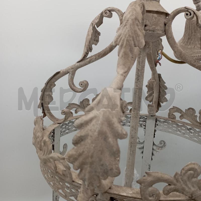 LAMPADARIO SHABBY MET 4L LANTERNA | Mercatino dell'Usato Roma montemario 5