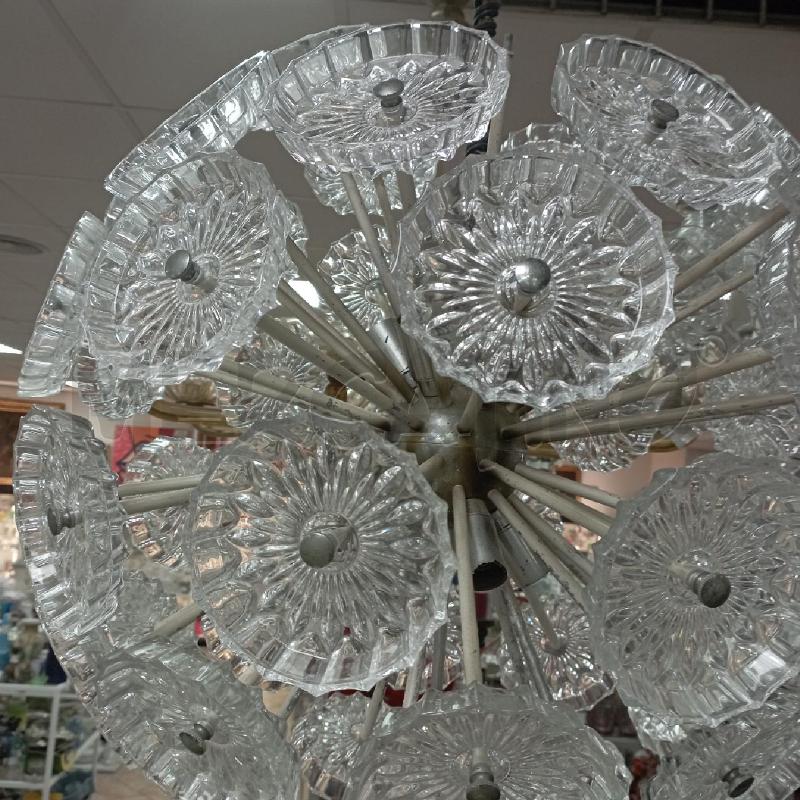 LAMPADARIO SPUTNIK CON VETRI | Mercatino dell'Usato Roma montemario 3
