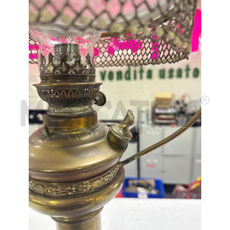 LAMPADA A GAS METALLO EPOCA | Mercatino dell'Usato Roma montemario 2