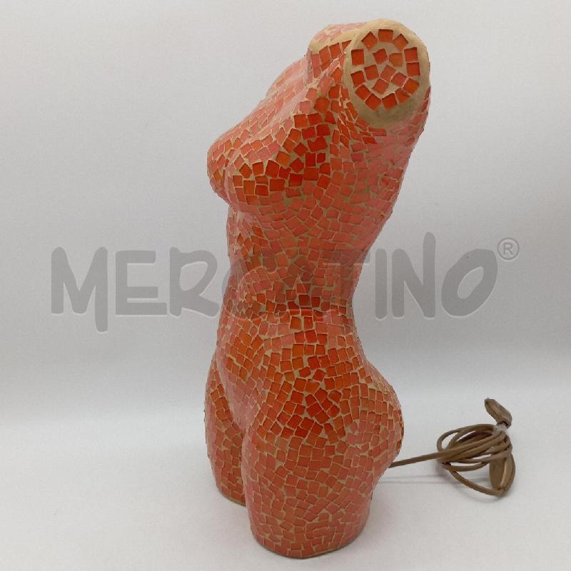 LAMPADA BUSTO DONNA VETRINI ARANCIONE | Mercatino dell'Usato Roma montemario 3