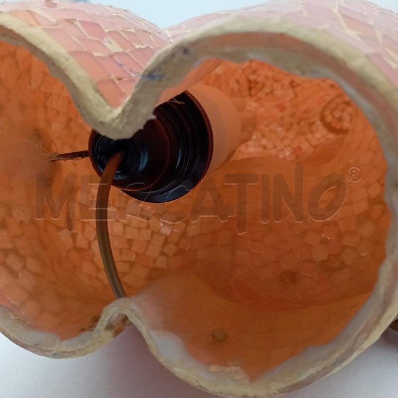 LAMPADA BUSTO DONNA VETRINI ARANCIONE | Mercatino dell'Usato Roma montemario 5
