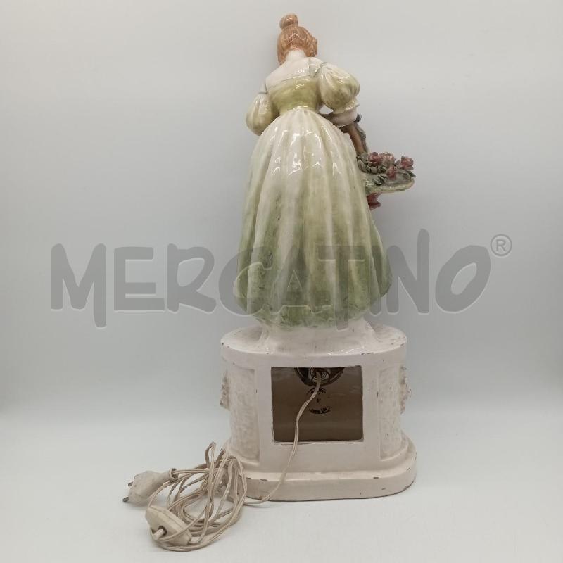 LAMPADA CER DAMA 800 CON FIORI  | Mercatino dell'Usato Roma montemario 2