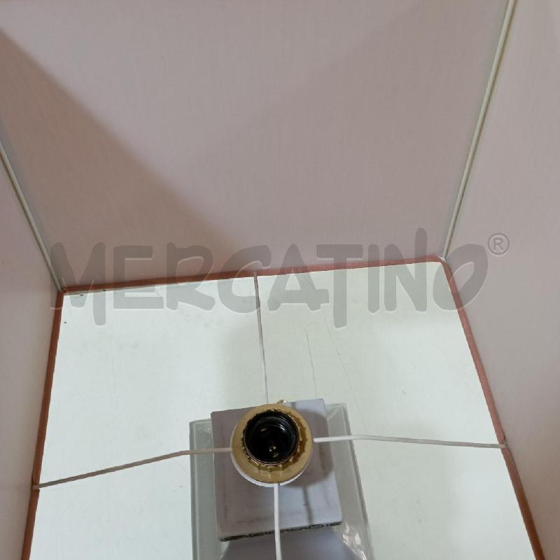 LAMPADA CER ZACCAGNINI  FIORI DIPINTI PAR ROSA | Mercatino dell'Usato Roma montemario 3